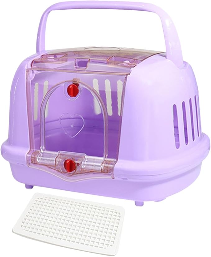 Dog Chenil Animal Carrier Transporter, Purple