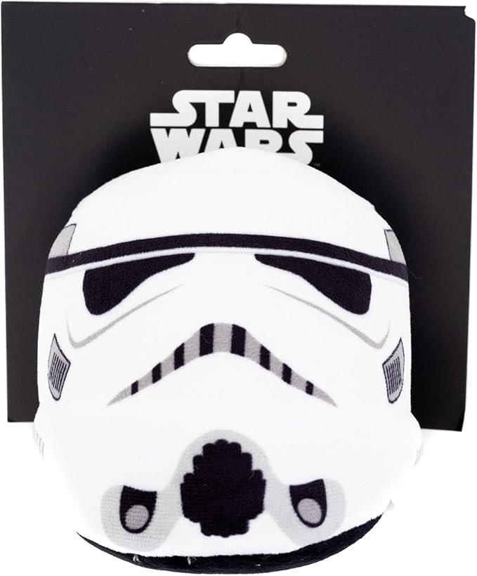 Star Wars Dog Toy, Stormtrooper Helmet White Pet Toy, Plush, 5.5" x 6"