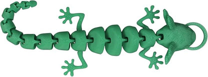 Pineapple Lizard Cat Toy Wand Attachment, Cat Wand Toy Refill, Interactive Cat Toys for Indoor Cats (Green)