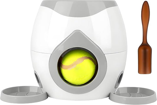 Latest Automatic Dog Ball Launcher Tennis Ball Reward Machine for Small Medium Large Dogs Indoor Outdoor Training Automatic Feede for Interactive Dog Training, pet Play and Feeding Machine