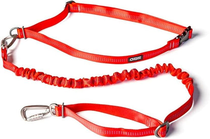 Stunt Puppy Stunt Runner Hands-Free Dog Leash, Red