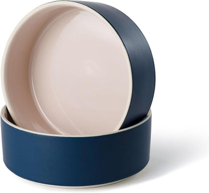 Fringe Studio Minimal Midnight Medium Stoneware Pet Bowl, PetShop Collection (479108)