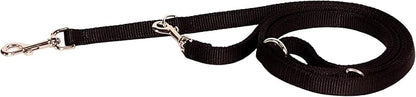 Hamilton Pet & Equine Hamilton Double Thick Nylon European Lead, 3/4-Inch, Black