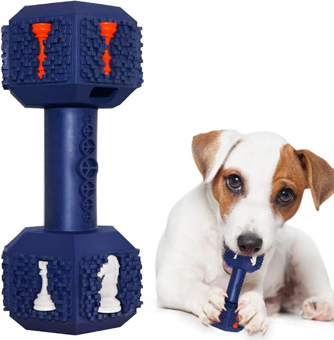 Dog Chew Toys for Aggressive Chewers,Food Grade Non-Toxic Dental Pet Toy,Tough Durable Indestructible Dog Toys for Small Dogs.Blue（8IB-15IB）