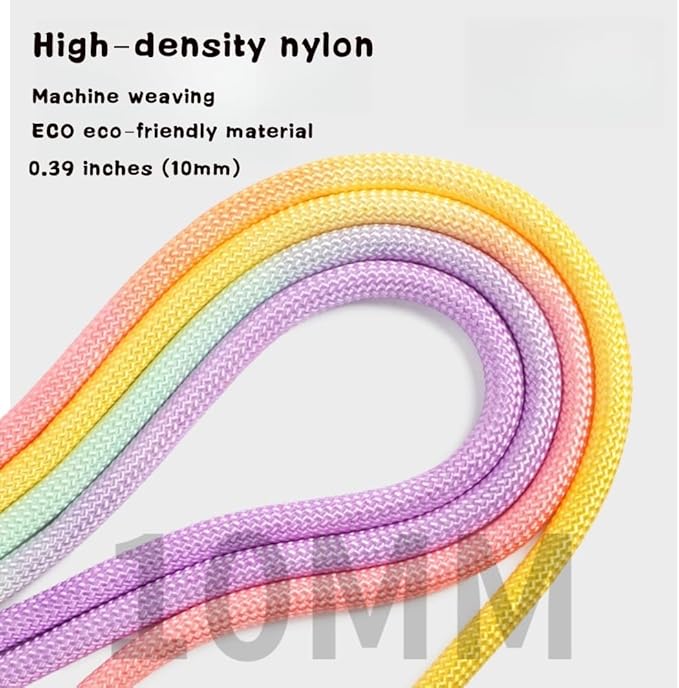 Hands Free Dog Leash Dual Handle, Wearable Leashes for Dog, Padded Waist Belts and Rotating Metal Clip,for Medium Large Dogs (18+ lbs) Walking Training Running (Yellow-Orange, 4.5 FT)