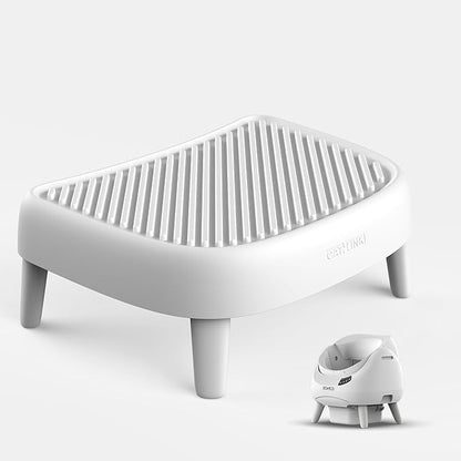 Open-X Ramp by CATLINK, Cat Ramp for Self Cleaning Cat Litter Box, Custom Fit for Open-X, Easy Entry for Small & Elderly Cats (White)