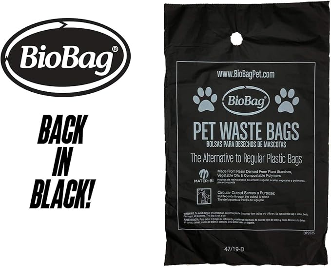BioBag Premium Pet Waste Bags, Bulk Pack, 2500 Count, Great For All Dog Breeds, Fits in Standard Park Dispensers