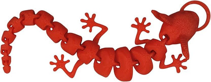 Pineapple Cat Toy Lizard Wand Attachment (Red)