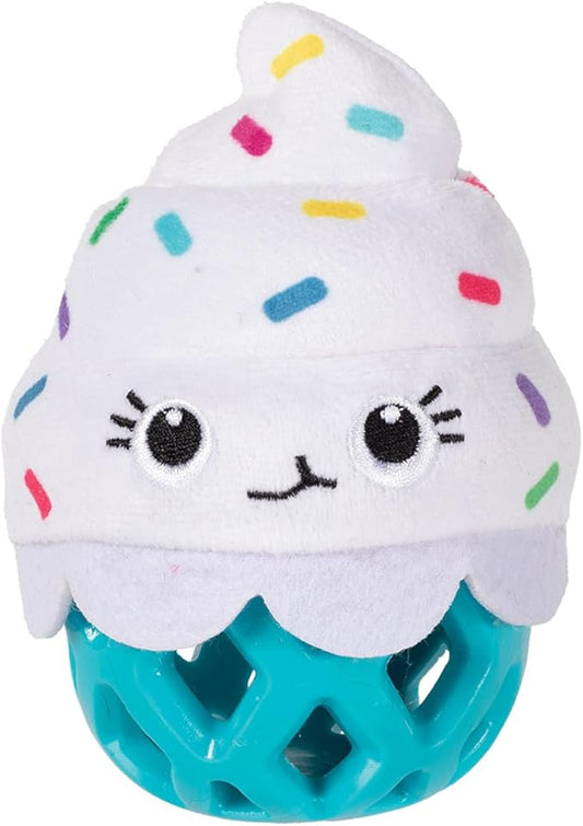Fringe Studio Rubber Dog Toy, HERE for The Cupcakes, Pet Shop Collection (519079)