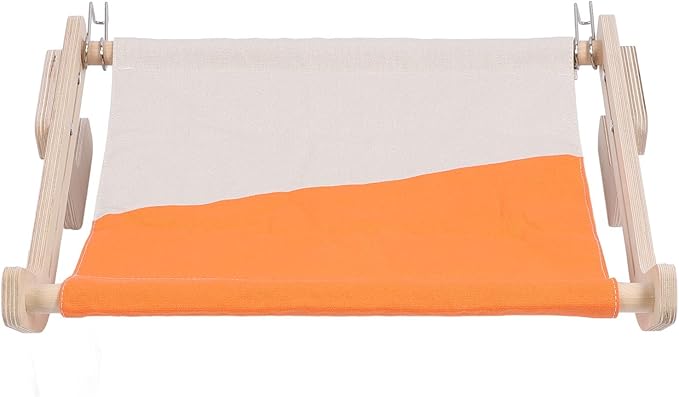 Pilipane Cat Window Perch Wood Window Hanging Pet Hammock Sturdy Frame Cat Sleeping Bed Seat Shelves for Windowsill Bedside