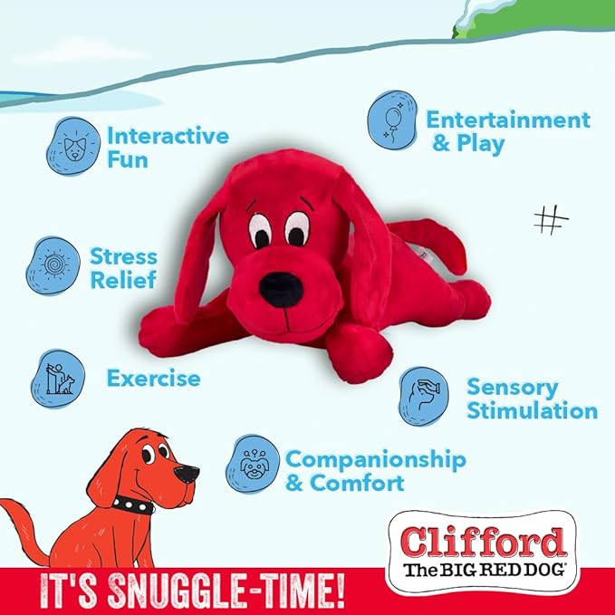 Large Dog Toy – Plush Squeaky Dog Toys for Large Breeds, Crinkle Stuffed Animal for Puppies, Toys to Keep Them Busy, Cute Indoor Chew for Medium and Small Dogs