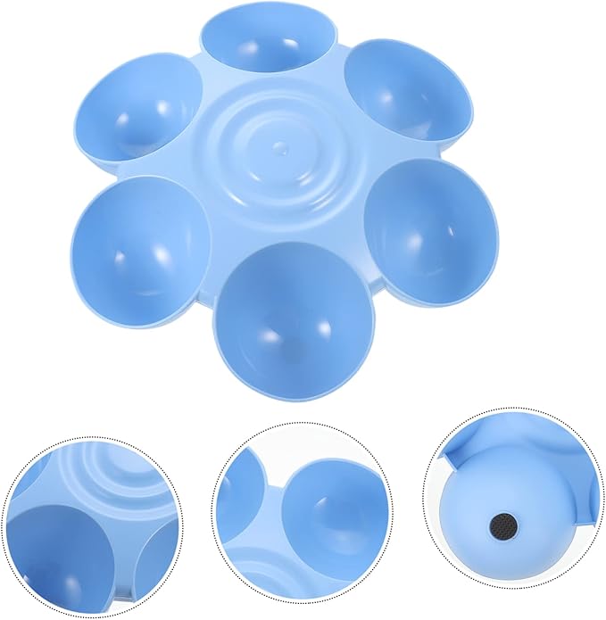 Indoor Multi-pet Feeding Bowl Flower-Shaped Pet Feeder for Cats and Dogs Easy to Plastic Cat Food Dispenser for Home Use for Multiple