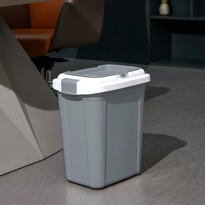 Ashfield & Harkness: Airtight Pet Food Storage Container - 23 Qt, Grey - Holds 20 lbs, Lightweight Bin & Measuring Scooper, Dogs-Cats-Animal Supplies