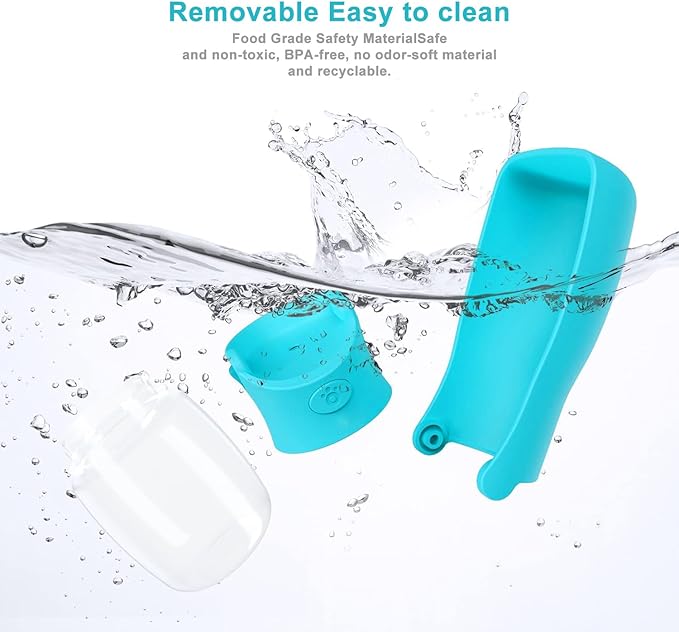 Portable Dog Small Animals Water Bottle for Walking 19 OZ or 12 OZ Pet Water Bottles for Puppy Medium Large Dogs Little Animals Water Dispenser Dog Small Animals Water Bowl