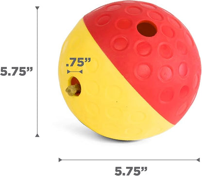 Outward Hound by Nina Ottosson Treat Tumble – Interactive Food-Dispensing Dog Puzzle Ball, Level 1 Beginner, Large, 5.75"