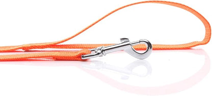 Nylon Dog Leash 16 Feet Long, Walking Training Dog Leashes for Medium Large Dogs(1" X 16 ft, Orange)
