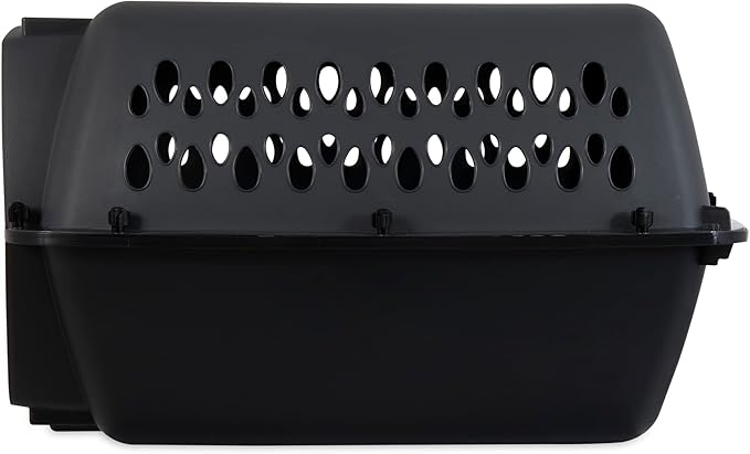 Petmate Pet Porter Dog Kennel 24", Dark Gray & Black, for Pets 15-20lbs