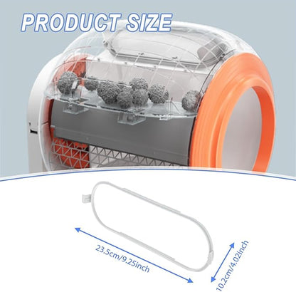 Cat Accessories Cat Litter Tray Self Cleaning Easy Installation Collects Waste Parts Replaces for, Pressure Ring
