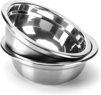 COMESOON 2 Pack 7.2" Stainless Steel Dog Bowls 50oz Thickened Durable Replacement Dog Food Bowls for Food and Water, Fit for COMESOON Bowl Stand DB-B01/DB-B03