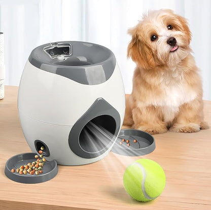 Dog Pitching Automatic Dispenser -400ml Large Capacity Automatic pet Puzzle Feeder, Dog Interactive Intelligence Training toy11