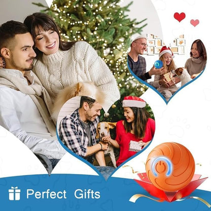 Valentines Day Gifts Smart Jumping Ball Toy for Cats, Dura-Spin Electric Cat Ball, Interactive Toys for Indoor Cats,cat Toys for Bored Indoor Adult cat