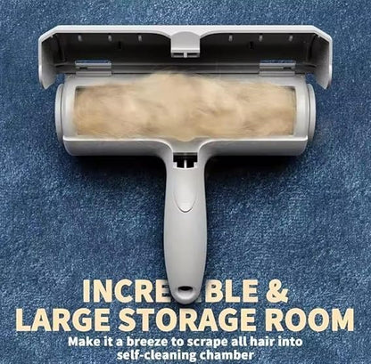 Reusable Pet Hair Remover Roller for Dog Hair and Cat Hair – Self-Cleaning Lint Roller for Furniture, Couch, Carpet, Clothing, Bedding and Car Seats – Reusable, Durable, Portable Fur Removal Tool - Image 2