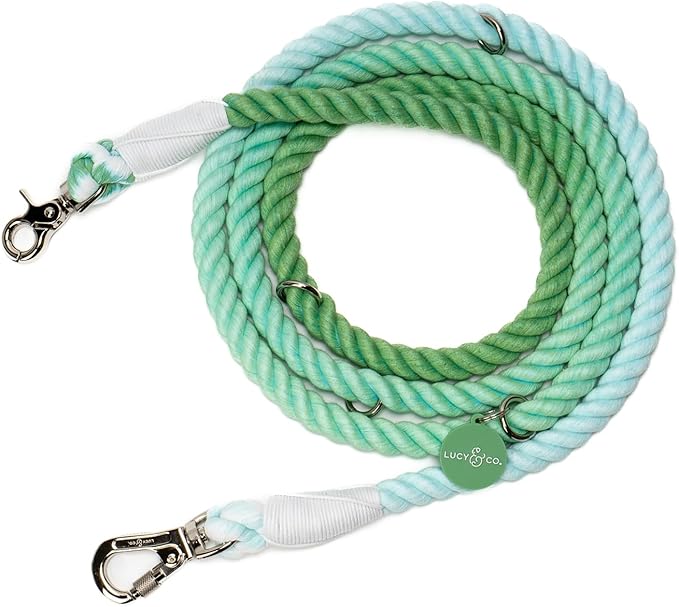 Spring Green Hands-Free Rope Leash