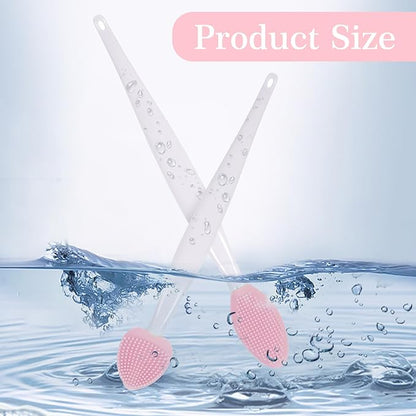4PCS Cat Chin Brush Set Cats Acne Chins Treatment, Black Seed Exfoliating Brushes, Dual Sided Soft Silicone Cat Grooming Scrubber Brush Cleaner for Cats Chin Acne and Blackhead Exfoliation