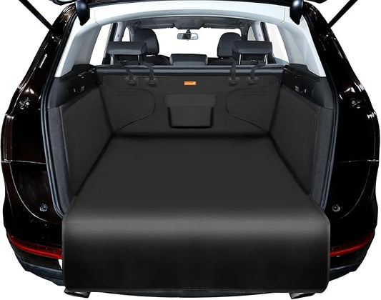 Alfheim Cargo Liner for Dogs, Nonslip Waterproof Pet Boot Liner with Bumper Flap Protector, Durable Washable Cargo Cover Mat Travel, Universal for Medium Small Car SUV
