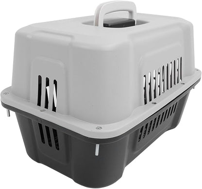 Asixxsix Pet Carrier, 4 Sides Ventilation Lockable Door Hard Sided Cat Carrier, Dog with 12 Accessories for Outdoor Home Car Travel