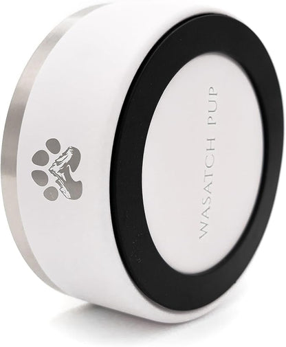 Stainless Steel Dog Bowl for Small-Large Dogs | Double Wall Insulated, Non-Slip Base Heavy Duty Water and Food Bowls for Dogs & Cats | Pet Safe BPA Free & Dishwasher Safe | 32 Oz - Black