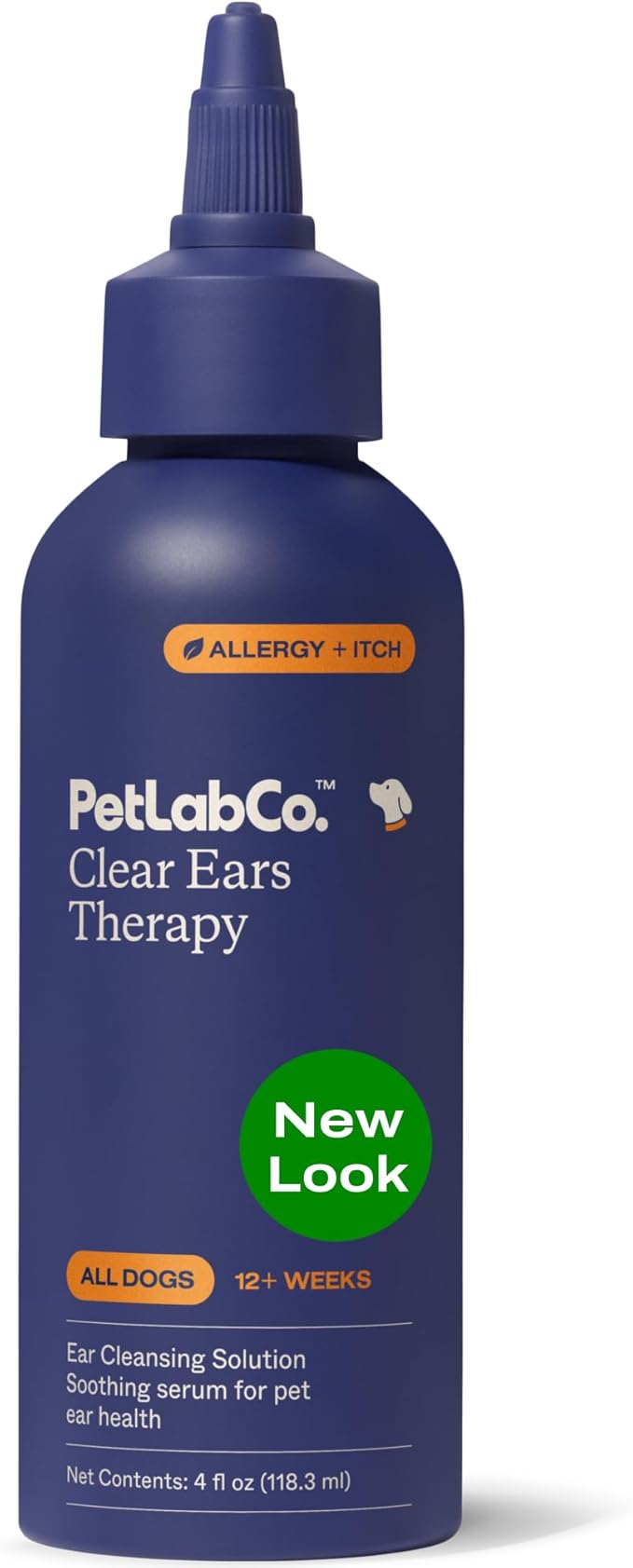 PetLab Co. - Clear Ears Therapy Ear Cleaner for Dogs - Supporting Yeast, Itchy Ears & Healthy Ear Canals - Alcohol-Free Dog Ear Wash - Optimized Dog Ear Cleaner Solution - Packaging May Vary