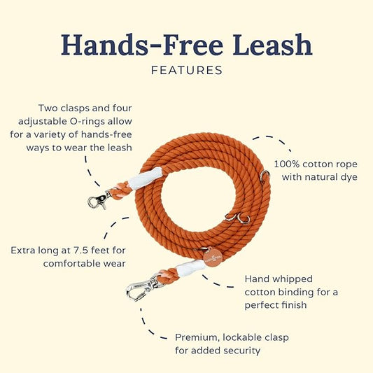 Spice Hands-Free Rope Leash