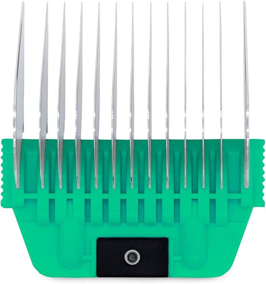 Dog Grooming Comb, A Series Wide 22mm 7/8" Metal, Professional for Smooth Coat, Durable and Precise, Trimming and Finishing, Compatible with A Series Clippers