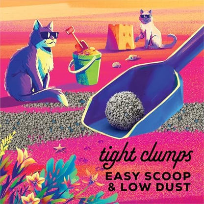 Purina Tidy Cats Bahama Sunset Scented Clumping Cat Litter Odor Control Formula - Image 4