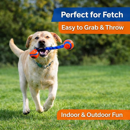 Ultra Duo Tug Rope Dog Toy 2” Small for Puppies & Small Dogs 0–20 lb, Indoor Outdoor Fetch & Interactive Play, Durable Braided Toy, Pack of 1