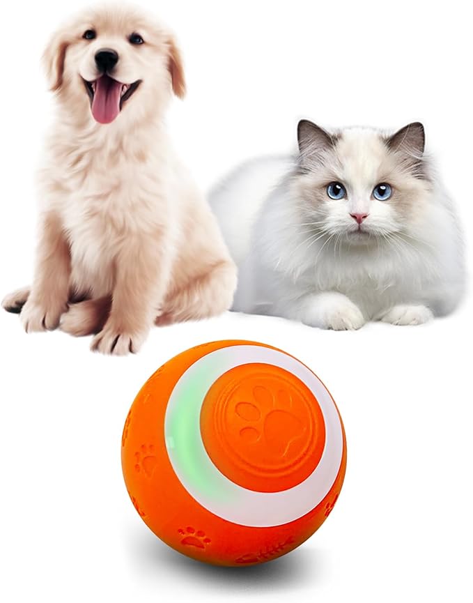 SEALON Electric Interactive Cat Toy Ball,Indoor Cat Play Ball, Suitable for Cats Over 6 Months for Exercise, Weight Loss, and Fun