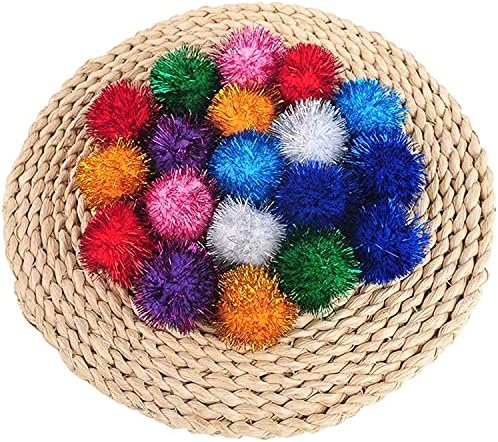 20 Pcs Assorted Color Flash Balls Cats Toy Balls - Image 6