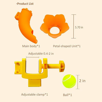 Tennis Ball for Dogs, Automatic Long Distance Non-Slip and Adjustable, Indoor Ball | For Home Garden Patio Park and Outdoor Play Areas