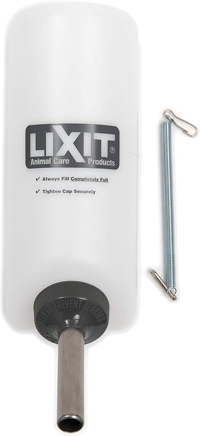 Lixit® Wide Mouth Water Bottles for Large Dogs (White, 32 Ounce)