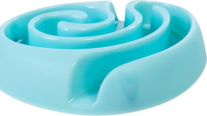 Kruuse Buster DogMaze Mini Blue Bowl – Non-Toxic Interactive Slow Feeder for Better Digestion & Energy