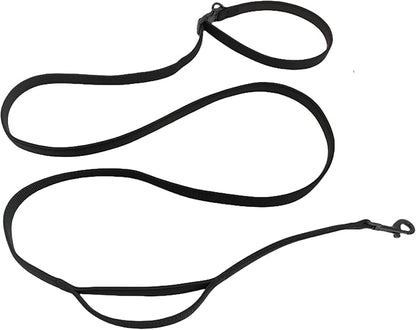 Multifunctional Dog Leash with Extra Handle -4 in 1 Hands-Free Adjustable Dog Leash for Jogging, Walking, Running - Fits Small and Medium-Sized Dogs (Black, M)