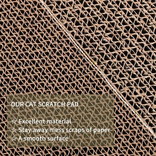 8 Packs cat Scratch pad Toys Reversible cat Scratching Post Cardboard cat scratchers for Indoor Cats Sleep Play and Grind Claws - Image 5