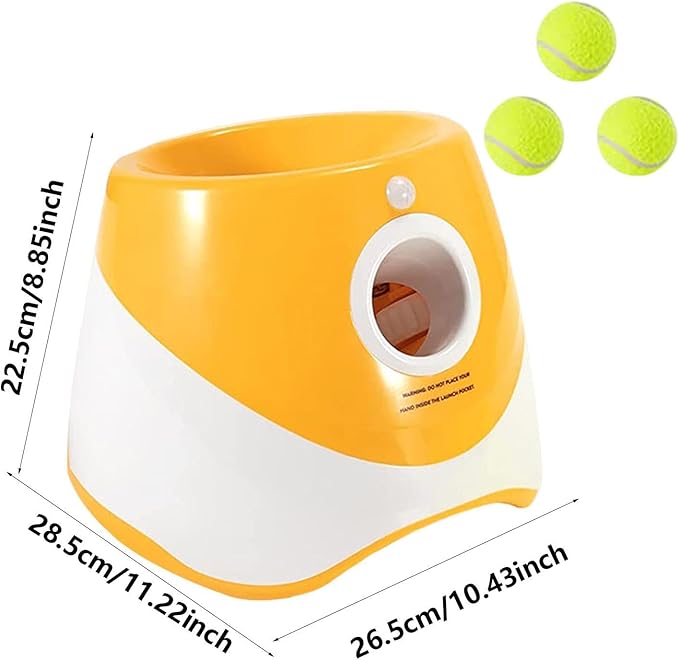 Genérico Automatic Ball for Dogs - Interactive Pet Machine - Interactive Ball for Pets - for Outdoor House Family Play Exercise and