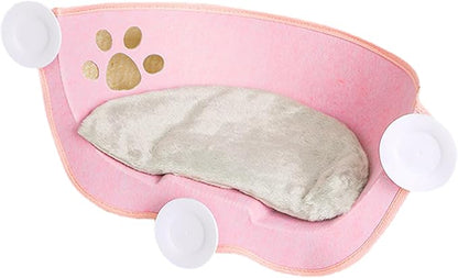 Window Hammock for Cats with Suction Cups Lounging Bed Perch Breathable Cloth Resting Bed Hammock