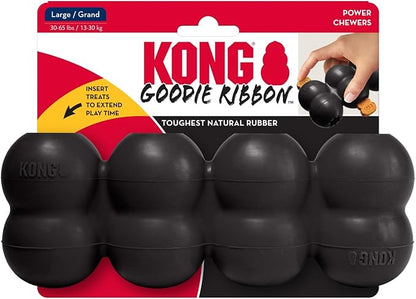 KONG Extreme Goodie Ribbon - Stuffable Dog Toy for Play - Chew Toy Satisfies Natural Chewing Instincts - for Large Dogs