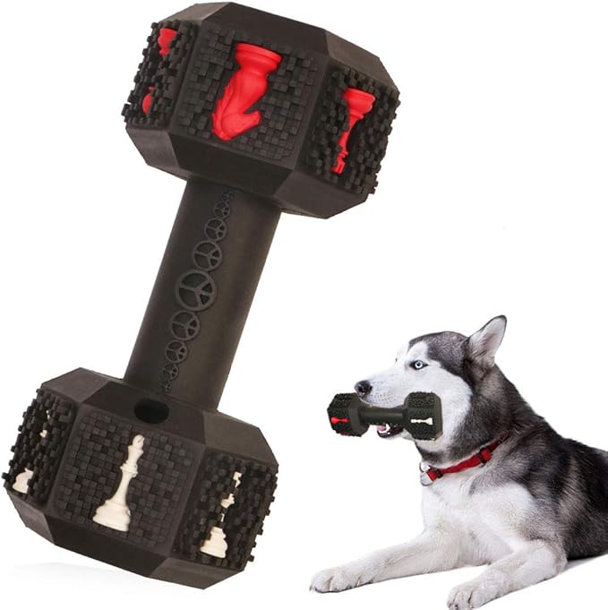 Dog Chew Toys for Aggressive Chewers,Food Grade Non-Toxic Dental Pet Toy,Tough Durable Indestructible Dog Toys for Medium Large Dogs.Black.