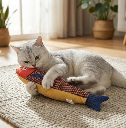 Cat Toys for Indoor Cats 12 Pack, Interactive Kitten Toy Set with Retractable Wand, Feather Refill, Door Hanging Toy & Silvervine Sticks, Self Play Cat Toys for Bored Cats Exercise & Hunting Instinct