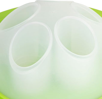 Franklin Pet Supply Co. Interactive Cat Digging Slow Feeder Bowl - Toy Bowl for Treats + Food - Scratching Feeder - Interactive for Cats + Kittens