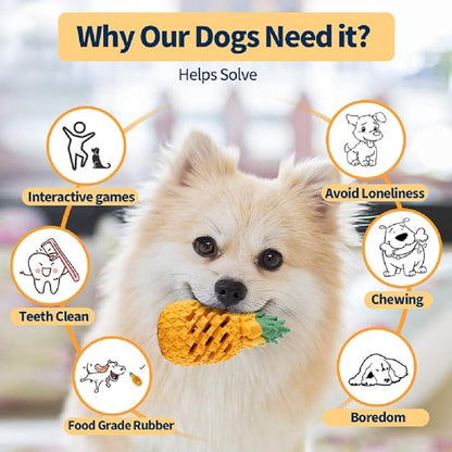 Teething Chew Toys for Puppy Small Dogs, Interactive Dog Toys to Keep Them Busy Puppies Tough Dog Dental Clean Toys